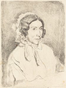 Žena v nařasené čepici (Dame agee) od Edgar Degas