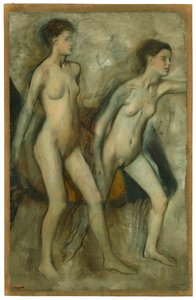 Mladé sparťanské dívky provokují chlapce od Edgar Degas