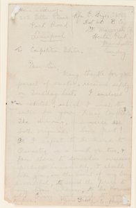 Dopis redaktorovi novinové soutěže, 1914-18 od Edgar Fryer