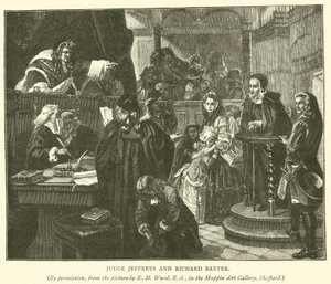Soudce Jeffreys a Richard Baxter od Edgar Melville Ward