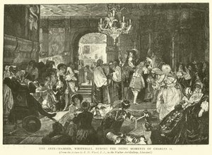 Předsíň, Whitehall, v dobách umírání Karla II