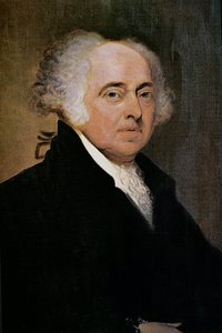 President John Adams (1735-1826) (barevná litografie) od Edgar Parker