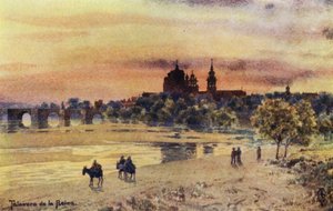 Severní Španělsko: Z břehů Tagus (barevní členové) od Edgar T. A. Wigram