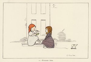 Šťastná Anna (barevná lito) od Edith Farmiloe