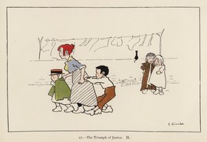 Triumf spravedlnosti II (barevné lito) od Edith Farmiloe