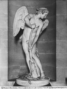 Amor vyřezával svůj luk z Herkulova klubu, 1747-50 (viz také 346092) (mramor)