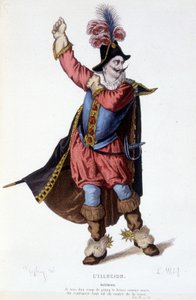 Postava Matamore v divadelní hře L
