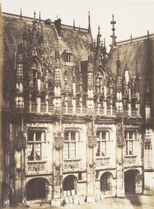 Fragment Palais de Justice, Rouen, 1852-54. od Edmond Bacot