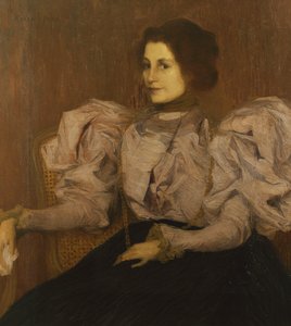 Portrét Madame Besnard, kolem roku 1896 (olej na plátně) od Edmond François Aman Jean