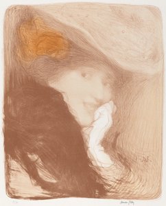 La Rieuse: Madame Albert Besnard, 1897. od Edmond François Aman Jean