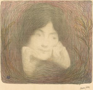 Slečna Moréno z Comédie-Française, 1897. od Edmond François Aman Jean