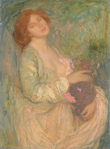 Žena s vázou od Edmond François Aman Jean