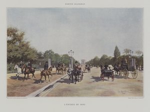 Vstup do Bois de Boulogne