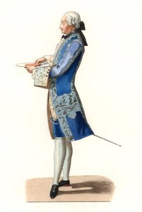 Charles Rosalie de Rohan Chabot (1740-1813), hrabě z Jarnacu, podle obrazu z roku 1777 od Oliviera - Litografie z ilustrace Edmonda Lechevallier-Chevignarda (1825-1902), z „Costumes historiques des 16e od Edmond Lechevallier Chevignard