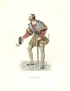 Nádvoří Františka I. (1494-1547) od Edmond Lechevallier Chevignard