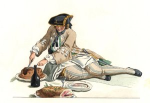 Francouzský gentleman v loveckém obleku od Edmond Lechevallier Chevignard