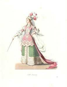 Francouzka v baletním kostýmu od Edmond Lechevallier Chevignard