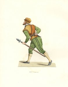 Lovec v době francouzského Karla IX od Edmond Lechevallier Chevignard