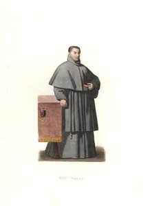 Petr z Urbiny, arcibiskup ze Sevilly, Španělsko od Edmond Lechevallier Chevignard