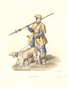 Komorník honičům za Františka I od Edmond Lechevallier Chevignard