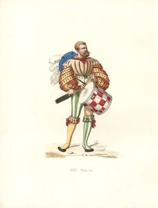 Německý vojenský bubeník od Edmond Lechevallier Chevignard