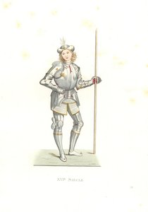Italský ozbrojenec od Edmond Lechevallier Chevignard