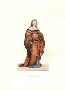 Dáma z Florencie od Edmond Lechevallier Chevignard