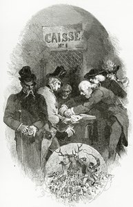 Emargement - ilustrace z Napoléon le Petit, 19. století (č. rytina) od Edmond Morin