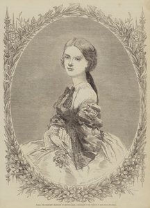 HRH princezna Clotilde Savojská od Edmond Morin