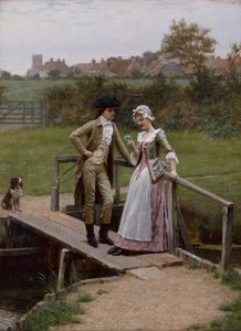 Forget Me Nots od Edmund Blair Leighton