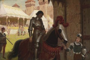 Poražen, 1884 od Edmund Blair Leighton