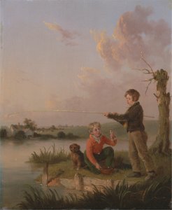 Mladí rybáři od Edmund Bristow