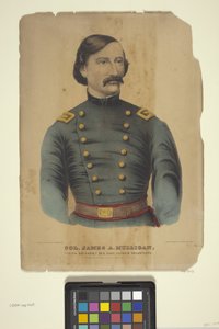 Col. James A. Mulligan (ručně kolorovaná litografie)