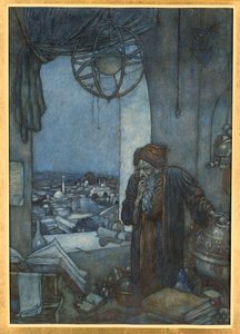 Muezzin z věže temnoty od Edmund Dulac