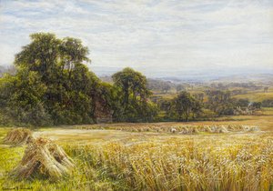 Čas sklizně (akvarel) od Edmund George Warren