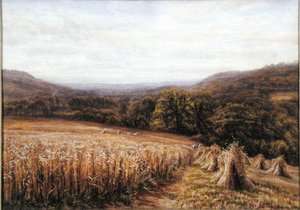 Čas sklizně poblíž Ashburtonu od Edmund George Warren