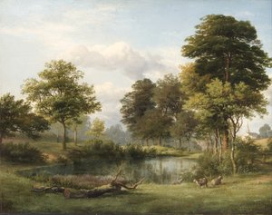 Scéna na Muswell Hill od Edmund Gill