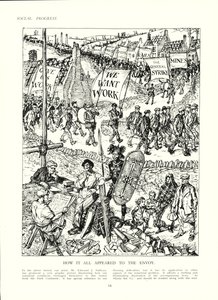 Jak by se Anglie mohla jevit vyslanci z Afriky (barva litho) od Edmund Henry Garrett
