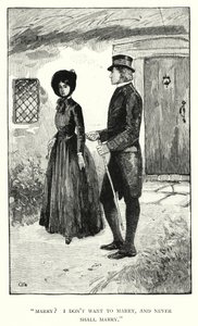 Ilustrace pro Jane Eyre od Charlotte Bronte (rytina) od Edmund Henry Garrett
