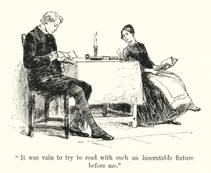 Ilustrace pro Jane Eyre od Charlotte Bronte (litho) od Edmund Henry Garrett