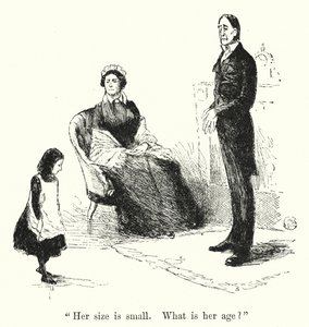 Ilustrace pro Jane Eyre od Charlotte Bronte (litho)