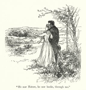 Ilustrace pro Jane Eyre od Charlotte Bronte (litho)