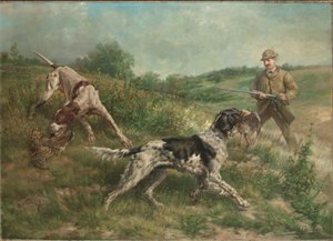 Lov ve vrchovinné krajině od Edmund Henry Osthaus