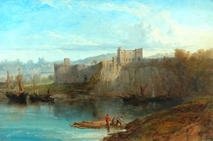 Chepstow Castle On The Wye, 1872 od Edmund John Niemann