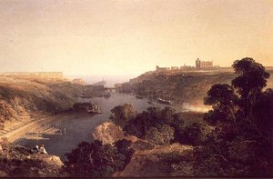 Pohled na Whitby od Edmund John Niemann