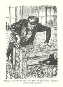 Ilustrace ke knize R. L. Stevensona Podivný případ doktora Jekylla a pana Hyda (litografie) od Edmund Joseph (after) Sullivan