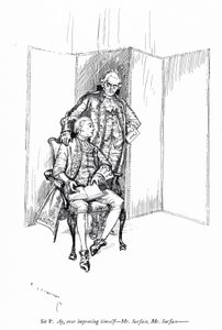 Ilustrace k Sheridanově Škole skandálu (rytina) od Edmund Joseph (after) Sullivan