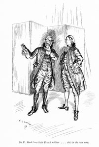 Ilustrace k Sheridanově Škole skandálu (rytina) od Edmund Joseph (after) Sullivan