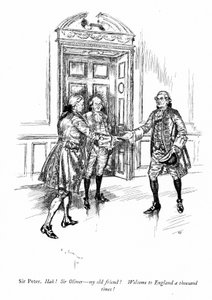 Ilustrace k Sheridanově Škole skandálu (rytina) od Edmund Joseph (after) Sullivan