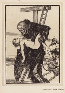 Kaiserův věnec: "Krutější než smrt" (litografie) od Edmund Joseph (after) Sullivan